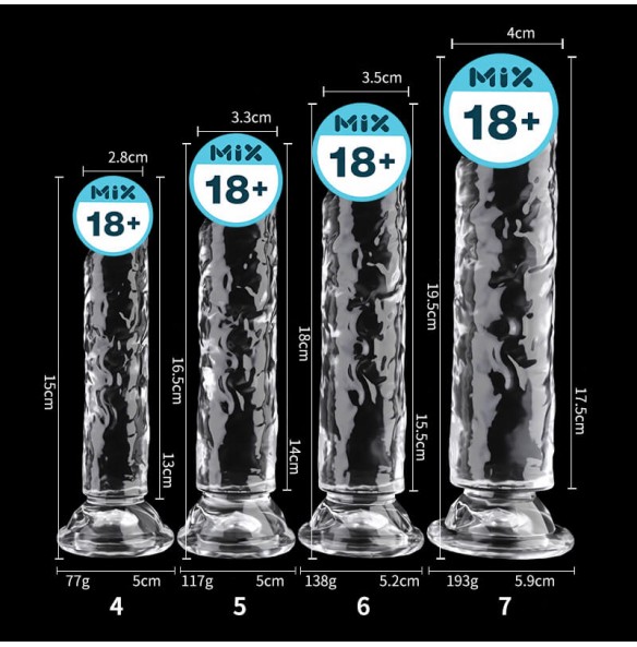 JiuAi - Crystal Warrior Dildo (Multi-size Available) JiuAi - Crystal Warrior Dildo (Multi-size Available)